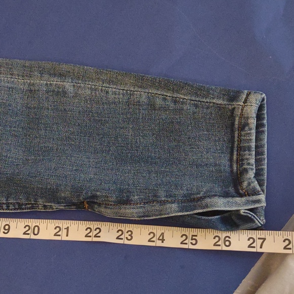 Pistola distressed jeans w/ ankle zips 26 - Picture 4 of 7